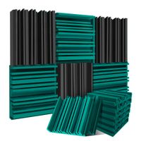 DYFUZOR AKUSTYCZNY PANELE AKUSTYCZNE | 30x30x5cm Zestaw 6 szt. Turkusowy