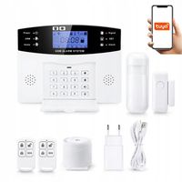 BEZPRZEWODOWY ALARM SYSTEM GSM WiFi TUYA POLSKI