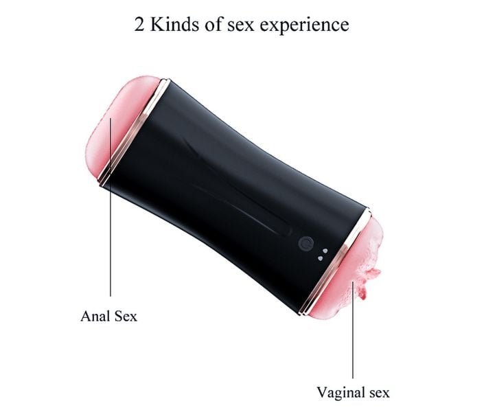 Masturbator-Vibrating Masturbation Cup USB 10 function + Interactive Function / Double Ends zdjęcie 7