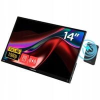 Monitor przenośny dotykowy Verbatim LIGHT 14" FHD z powerbankiem 5000m