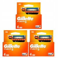 Wkłady żyletki wymienne do maszynki Gillette Fusion5 12 szt