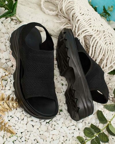 CZARNE SANDAŁKI DAMSKIE VISS 38 na Arena.pl