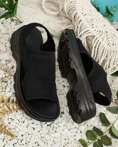 CZARNE SANDAŁKI DAMSKIE VISS 38 zdjęcie 4