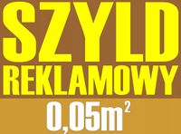 SZYLD reklama TABLICA REKLAMOWA pod wymiar PROJEKT