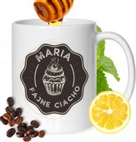 Kubek Dla Marii Koleżanki Przyjaciółki Żony Prezent Z Nadrukiem Biały 330Ml