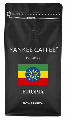 Kawa ziarnista 2kg Arabica świeżo palona Etiopia Do ekspresu i przelewu na Arena.pl