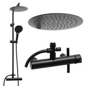 Zestaw natrysk bateria prysznicowa z deszczownicą 25 cm - Yoka