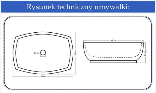 Umywalka Ceramiczna Fiona na Arena.pl