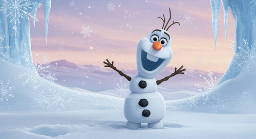 MASKOTKA OLAF BAŁWAN FROZEN KRAINA LODU PLUSZAK 30 cm na Arena.pl