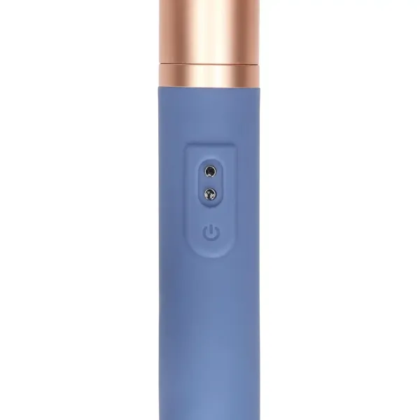 Travel Vibrator with Lube Compartment and Pump zdjęcie 2