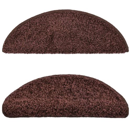 Nakładki na schody, 10 szt., 65x25 cm, brązowe na Arena.pl