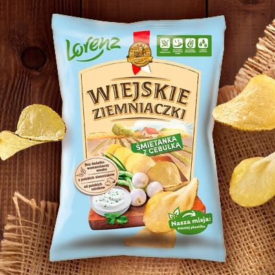Zestaw Chipsy Wiejskie Ziemniaczki MIX 6+1 Gratis (7x130g) na Arena.pl
