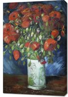 Obraz 60x90cm Vase with Poppies, Van Gogh Vintage do Salonu