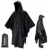 PELERYNA PRZECIWDESZCZOWA PONCZO Z KAPTUREM PŁASZCZ NA DESZCZ