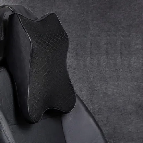 PODUSZKA ZAGŁÓWEK POD SZYJĘ DO SAMOCHODU NA BÓL WYGODNE OPARCIE GŁOWY BL na Arena.pl