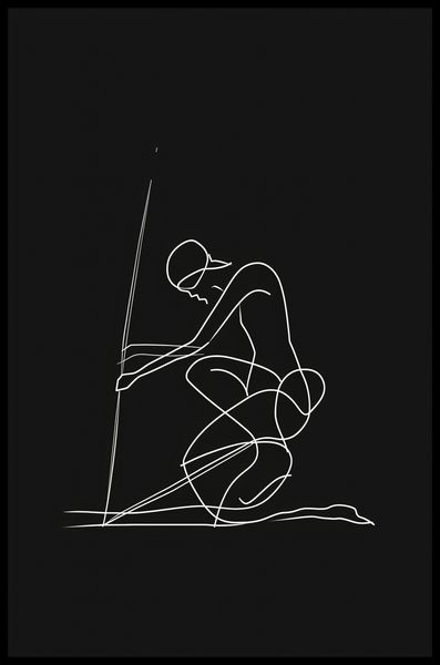 Plakat 53x81cm Linia zdjęcie 2