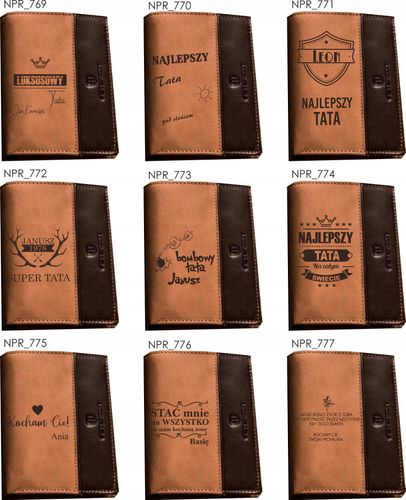 Portfel grawerowany portfele z grawerem TWÓJ TEKST na Arena.pl