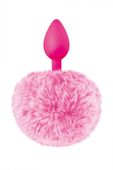 pink pompom anal plug