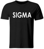 KOSZULKA SIGMA, ŚMIESZNY T-SHIRT Z NADRUKIEM, ROZ. L