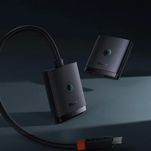 Adapter HDMI 2w1 4K 60Hz dwukierunkowy Baseus AirJoy - czarny na Arena.pl