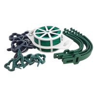 zestaw drut ogrodowy zielony i akcesoria 100m