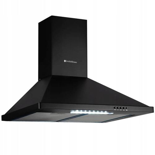 OKAP KUCHENNY KOMINOWY ŚCIENNY 60CM CZARNY LED na Arena.pl