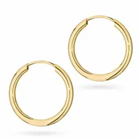 ZŁOTE KOLCZYKI KÓŁKA 15mm pr. 585 KOŁO RING 14k