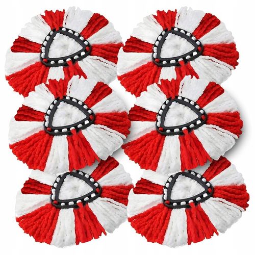 6x Wkłady do Mopa Obrotowego Zamiennik do Vileda Turbo Końcówki na Arena.pl