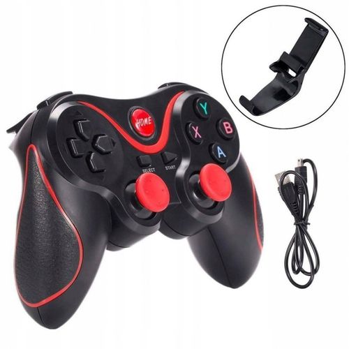 BEZPRZEWODOWY GAMEPAD PAD DO TELEFONU ANDROID iOS TV box PC Z UCHWYTEM na Arena.pl