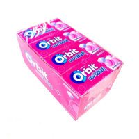Orbit Bubblemint Guma do żucia bez cukru 14 g (10 drażetek) x 16 sztuk