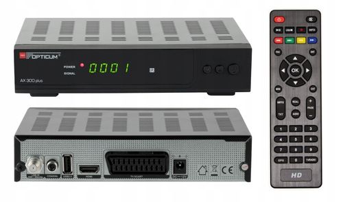 TUNER CYFROWY DVB-S/S2 OPTI-AX300-PLUS na Arena.pl