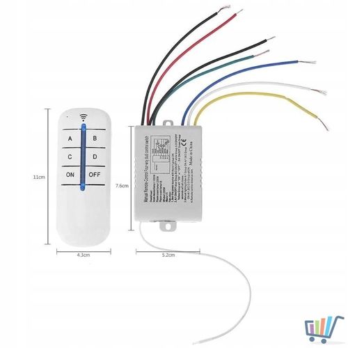 4-drożny inteligentny bezprzewodowy sterownik Led na Arena.pl