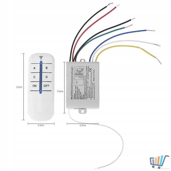 4-drożny inteligentny bezprzewodowy sterownik Led zdjęcie 3