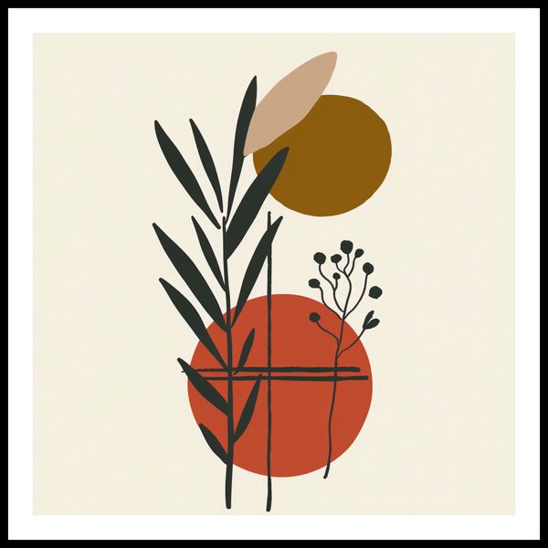 Plakat 60x60cm Kontrast w Botanice zdjęcie 3