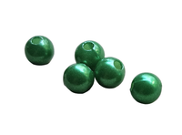 PEREŁKI "P" PLASTIK ZIELONY 6MM 100SZT