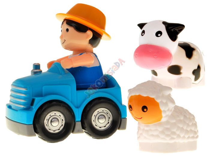 JKM ZA0625 Farma + Traktor duże KLOCKI do zabawy 40ele zdjęcie 4