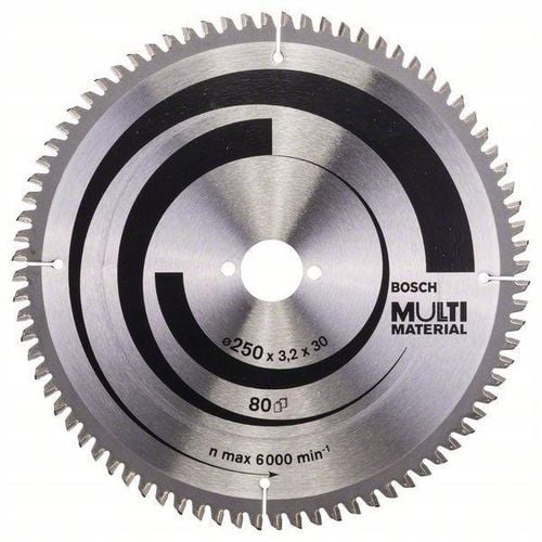 BOSCH TARCZA PILARSKA MULTI MATERIAL 250x30 Z80 na Arena.pl