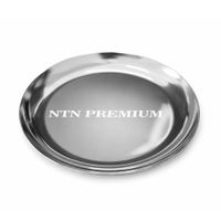 Metalowa tacka na narzędzia NTN Premium okrągła srebrna