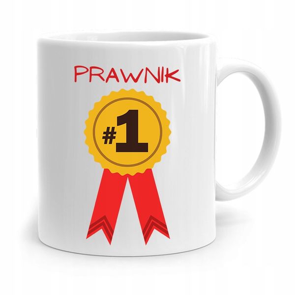 Kubek Dla Prawnika Mecenasa Prawnik Numer Jeden Z Nadrukiem Ze Zdjęciem zdjęcie 1