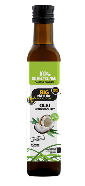 Olej kokosowy MCT 500ml - BIG NATURE zdjęcie 1