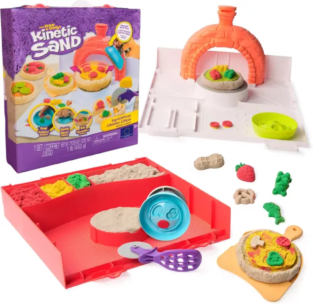Kinetic Sand. Puszysta pizza zdjęcie 1