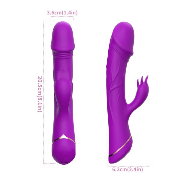 Rubberco Purple, 2* 9 Vibration Functions zdjęcie 6