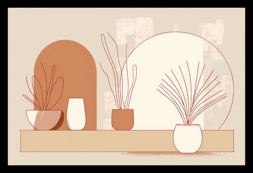 Plakat 30x20cm Widok Roślin na Arena.pl