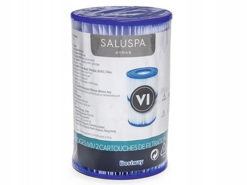 4x FILTR DO LAY-Z-SPA POMPY JACUZZI 60311 BESTWAY WKŁAD TYP VI na Arena.pl