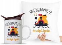 Zestaw Poduszka Kubek Dla Technika Informatyka Z Nadrukiem Ze Zdjęciem
