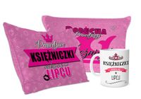 Zestaw urodzinowy poduszka + kubek Księżniczki rodzą się w lipcu