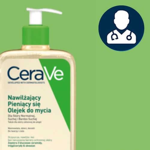 CeraVe Olejek Nawilżający Pieniący Się Do Mycia Twarzy i Ciała 236ml na Arena.pl
