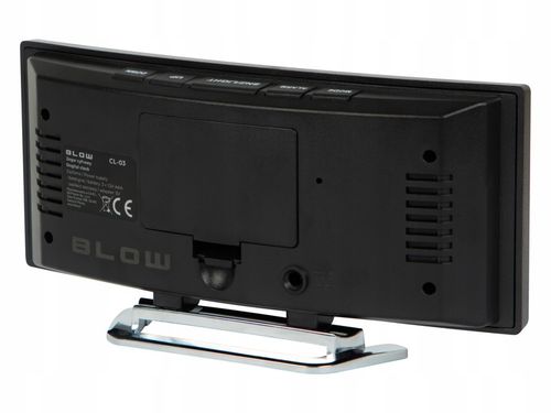 ZEGAR CYFROWY ZEGAREK ELEKTRONICZNY STOJĄCY TERMOMETR GODZINA BUDZIK LCD na Arena.pl