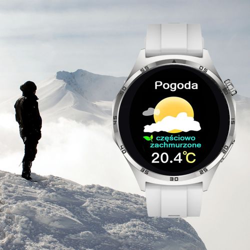 SMARTWATCH męski Rubicon F38 silver/grey silicon PROF na Arena.pl