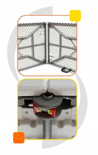 STÓŁ CATERINGOWY SKŁADANY WALIZKA BANKIETOWY OGRODOWY 180 CM WYTRZYMAŁY na Arena.pl